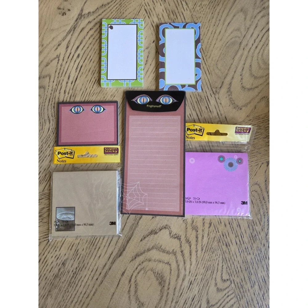 Post It Notes Notepads Sticky Notes New Lot Of 5 Designer Designs Large Size New